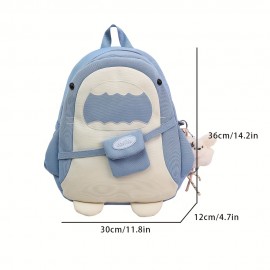 Women's Cute Backpack - Lightweight Mini Daypack with Adjustable Strap & Zipper Closure, Compact Everyday Bag for School, Travel, Work - Durable Nylon Backpack in Black/, Hand Washable, Mini Backpack, Casual Outings, Trendy Accessory, Easy Maintenance, Versatile Carryall, Daily Commute, Minimalist Design, Sturdy Construction, Student Essentials