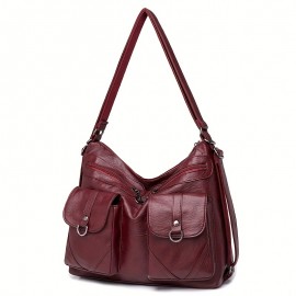 Women'S Convertible Crossbody/Backpack Bag with Adjustable Strap & Magnetic Closure - Convertible Handbag & Backpack, Golden-Tone Hardware, Versatile Fashion Accessory, Sleek Design, Sturdy Construction, Fashion Lovers