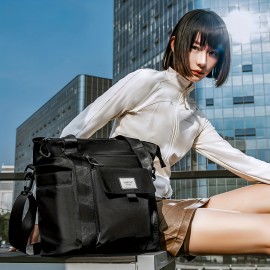 Women's Large Capacity Convertible Backpack - Stylish Multi-Compartment Travel Backpack with Detachable Crossbody/Handheld Bag, Adjustable Padded Shoulder Straps